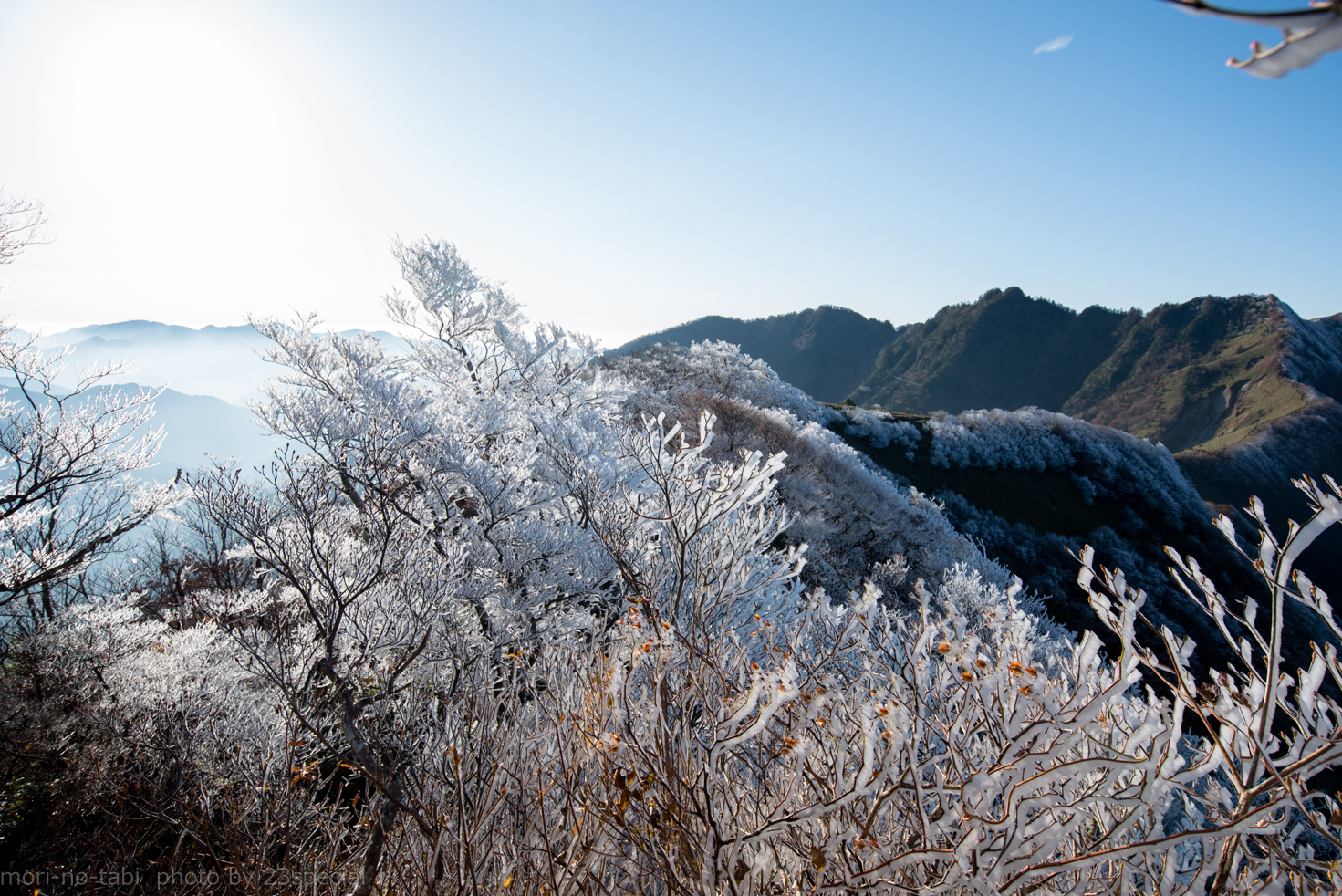 寒風山～笹ヶ峰～ちち山　紅葉と霧氷の絶景ルート